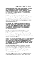 "The Raven" Poem & Activities